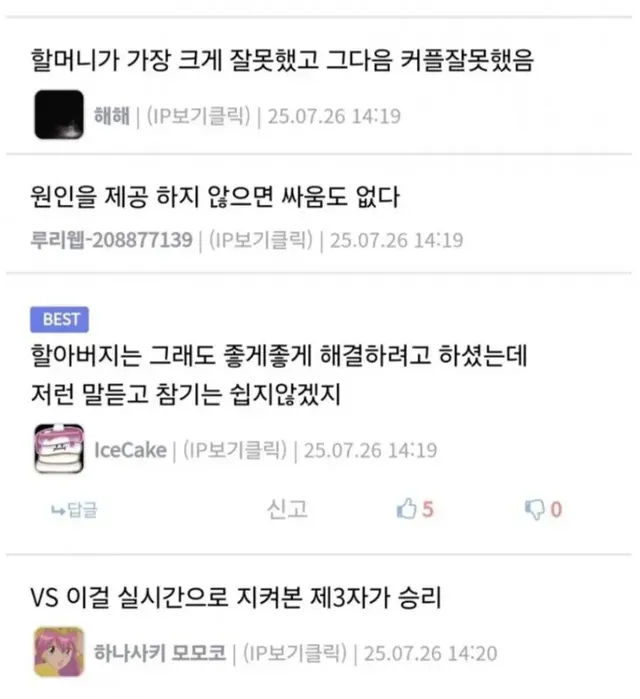 노부부와 젊은커플 싸움.jpg