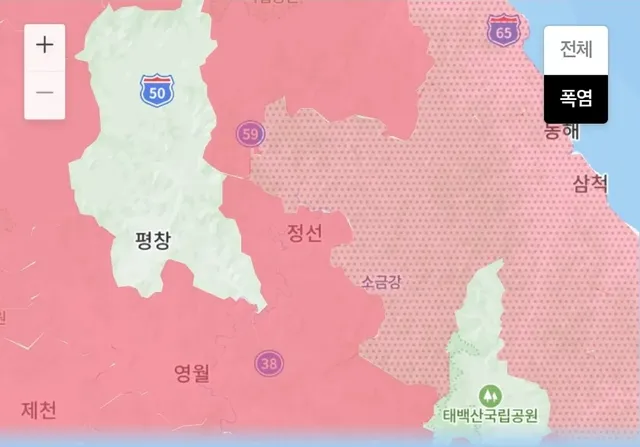 실시간 전국 폭염에서 살아남은 지역