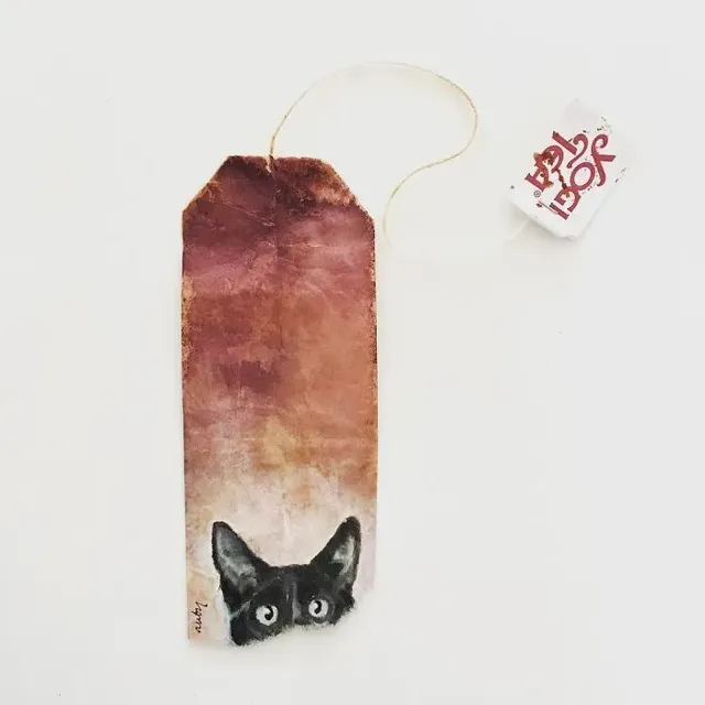 티백에 그리는 놀라운 그림