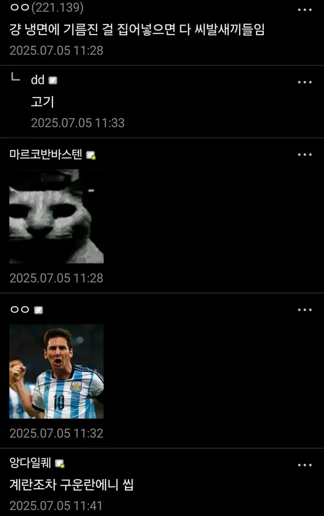 요즘 평냉매니아들에게 인기많다는 냉면 ㄷㄷㄷㄷ.JPG