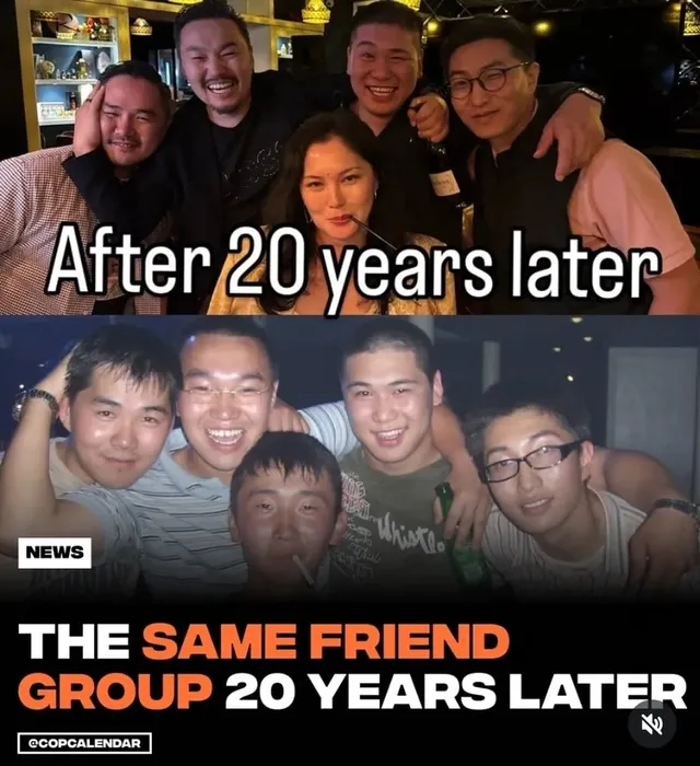 하나만 변한 20년 된 친구들