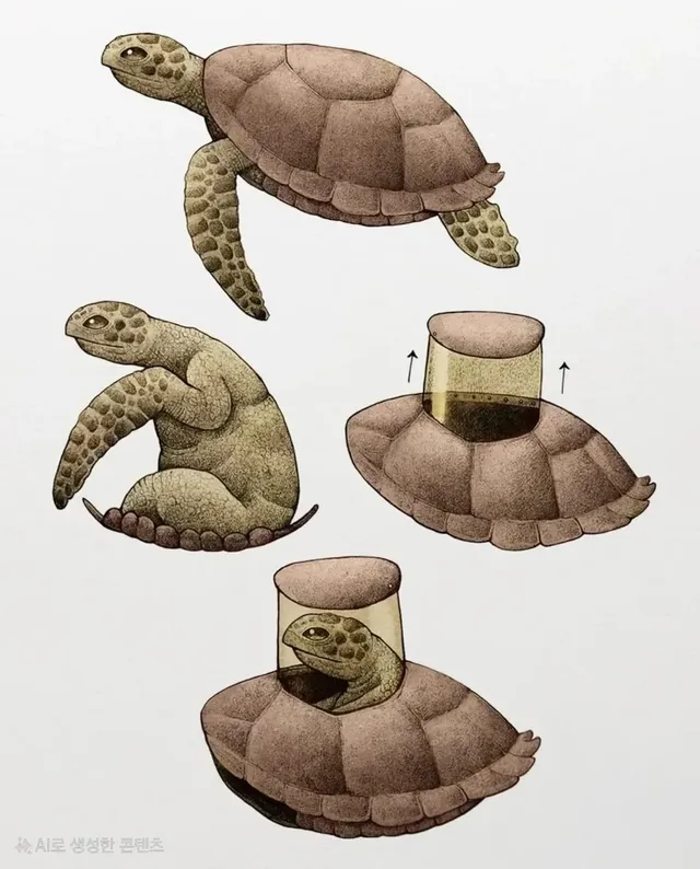 우리가 몰랐던 거북이 신체구조