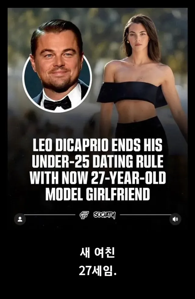 레오나르도 디카프리오 근황