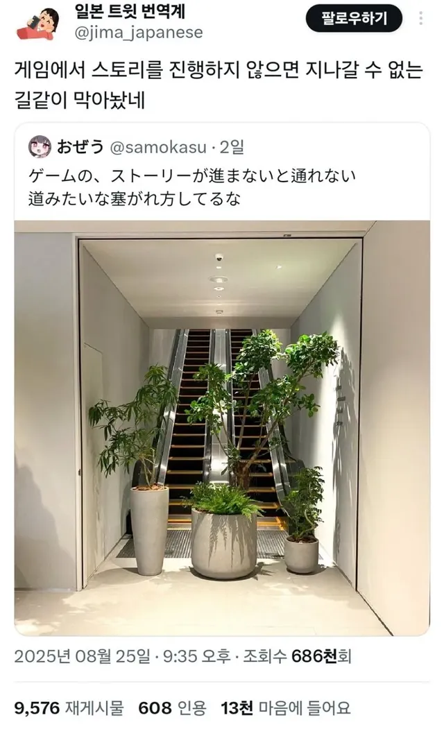 이 나무는 왠지 베어질 것 같다!