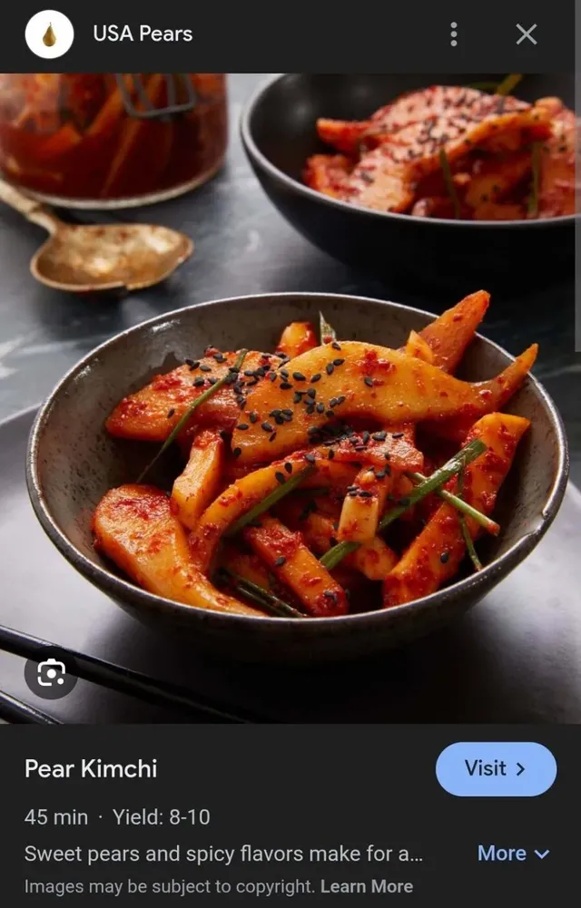 미국 배 협회가 한국인에게 추천하는 서양배 먹는 법.jpg