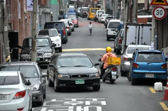 갤럭시 ai - 불법 갓길 주정차들 지워보기