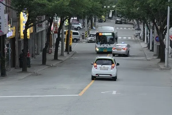 갤럭시 ai - 불법 갓길 주정차들 지워보기