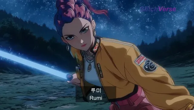 버블시대 애니풍 케데헌