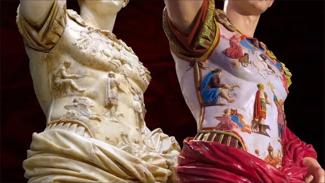 로마 시대 조각상 색상 복원