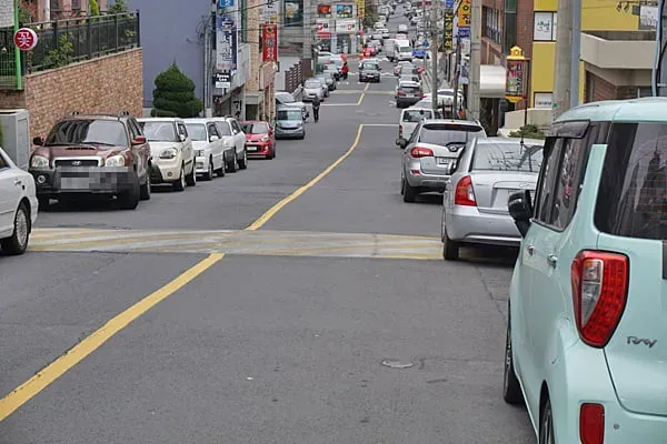 갤럭시 ai - 불법 갓길 주정차들 지워보기