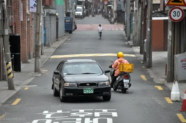 갤럭시 ai - 불법 갓길 주정차들 지워보기