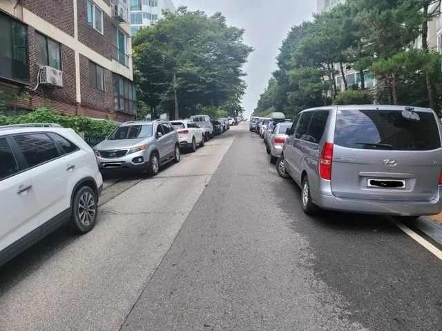 갤럭시 ai - 불법 갓길 주정차들 지워보기