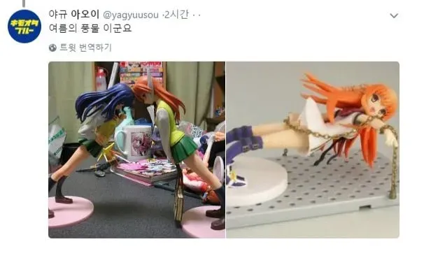 여름철에 피규어 관리 잘해야 하는 이유. jpg