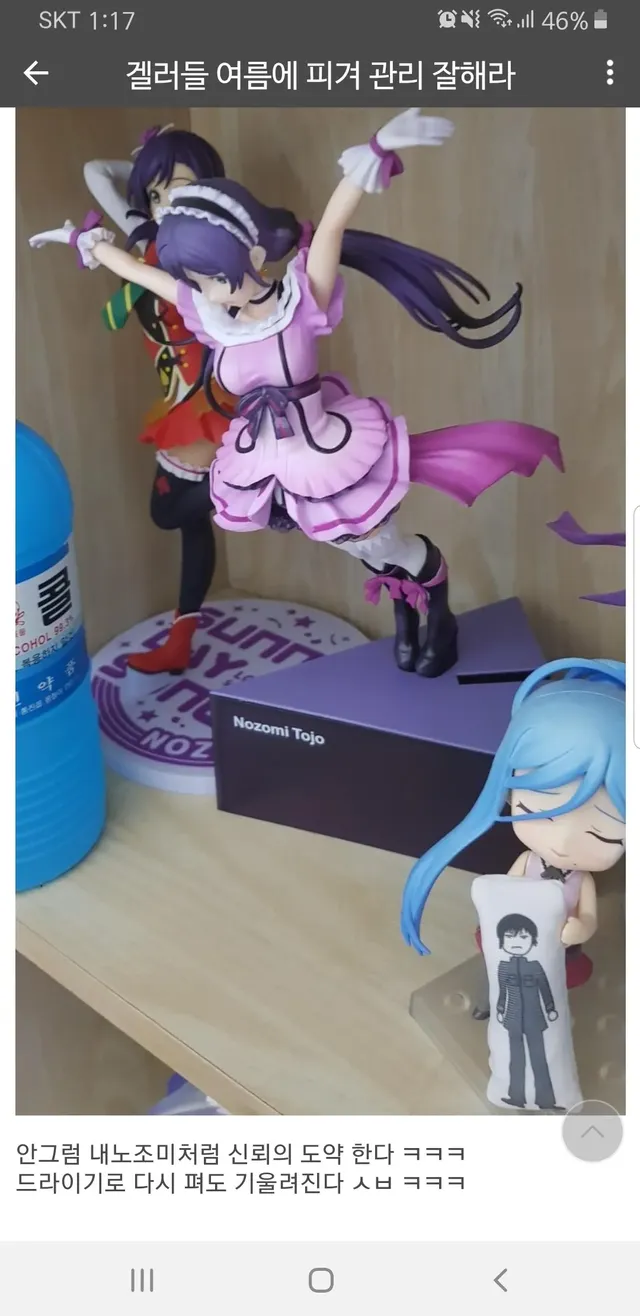 여름철에 피규어 관리 잘해야 하는 이유. jpg