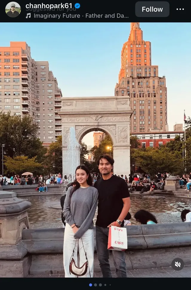 딸이 대학가서 인스타그램에 올린 박찬호