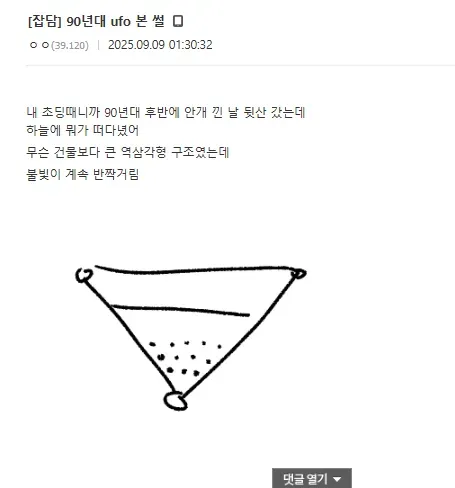 27년만에 재등장한 UFO