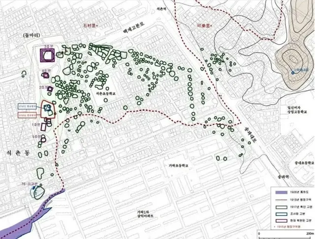 백제왕릉이 293개 있었던 서울