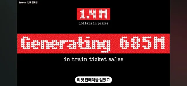 기차표를 사게 만든 인도의 아이디어