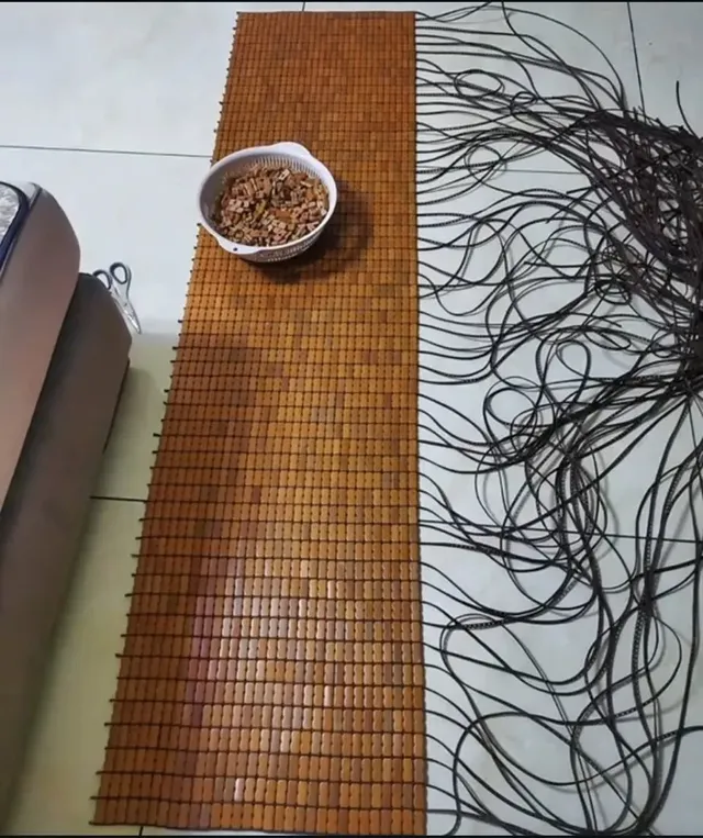 대나무자리를 세척하고 싶었던 네티즌의 찐광기