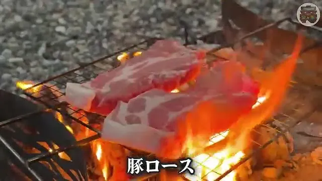 캠핑장에서 한식?을 해먹는 일본인