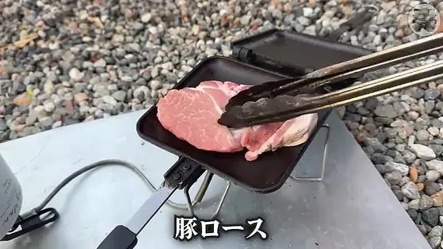 캠핑장에서 한식?을 해먹는 일본인