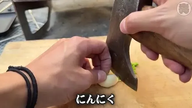 캠핑장에서 한식?을 해먹는 일본인