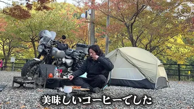 캠핑장에서 한식?을 해먹는 일본인