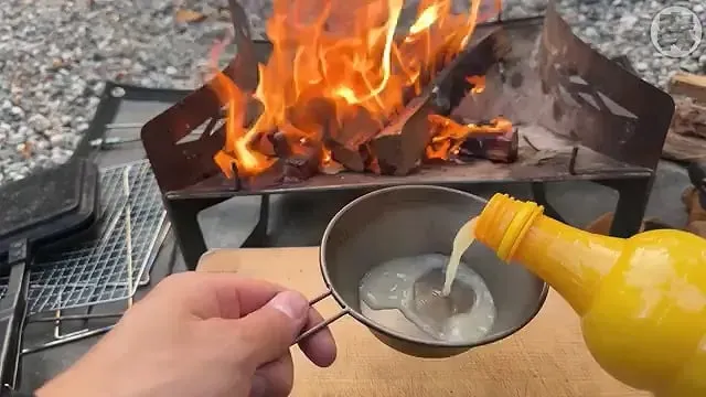 캠핑장에서 한식?을 해먹는 일본인