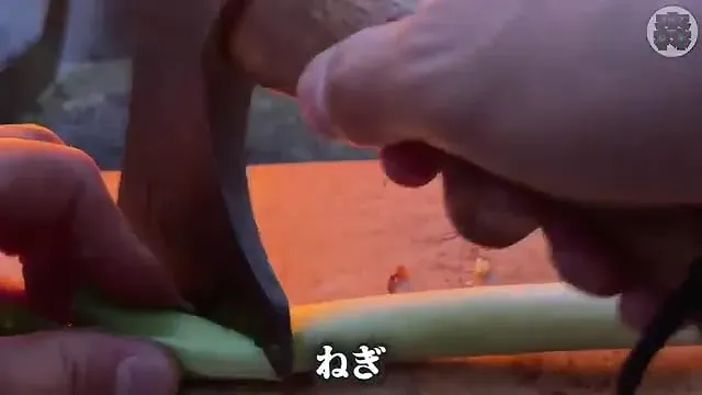 캠핑장에서 한식?을 해먹는 일본인