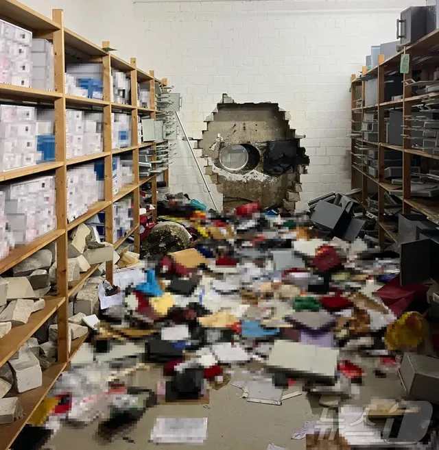 은행 벽 드릴로 뚫고 500억 털어간 독일 도둑