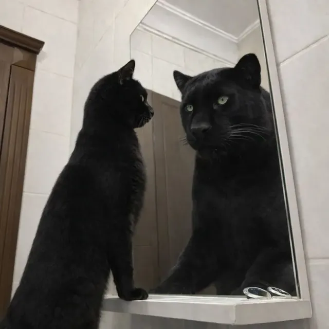 거울로 보는 나의 모습