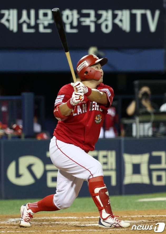SSG 랜더스 최주환. 2023.9.14/뉴스1 ⓒ News1 김성진 기자