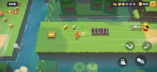 데브시스터즈의 '쿠키런: 모험의 성' 스토리모드를 듀오로 플레이하는 모습. 듀오와 함께 맵을 탐험하며 골드 및 곰젤리를 수집할 수 있다. 다만 듀오 플레이임에도 곰젤리나 보물상자 보상은 일부에게만 돌아갔다. (데브시스터즈 제공)