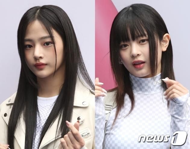뉴진스 민지(왼쪽)와 하니 ⓒ 뉴스1 권현진 기자