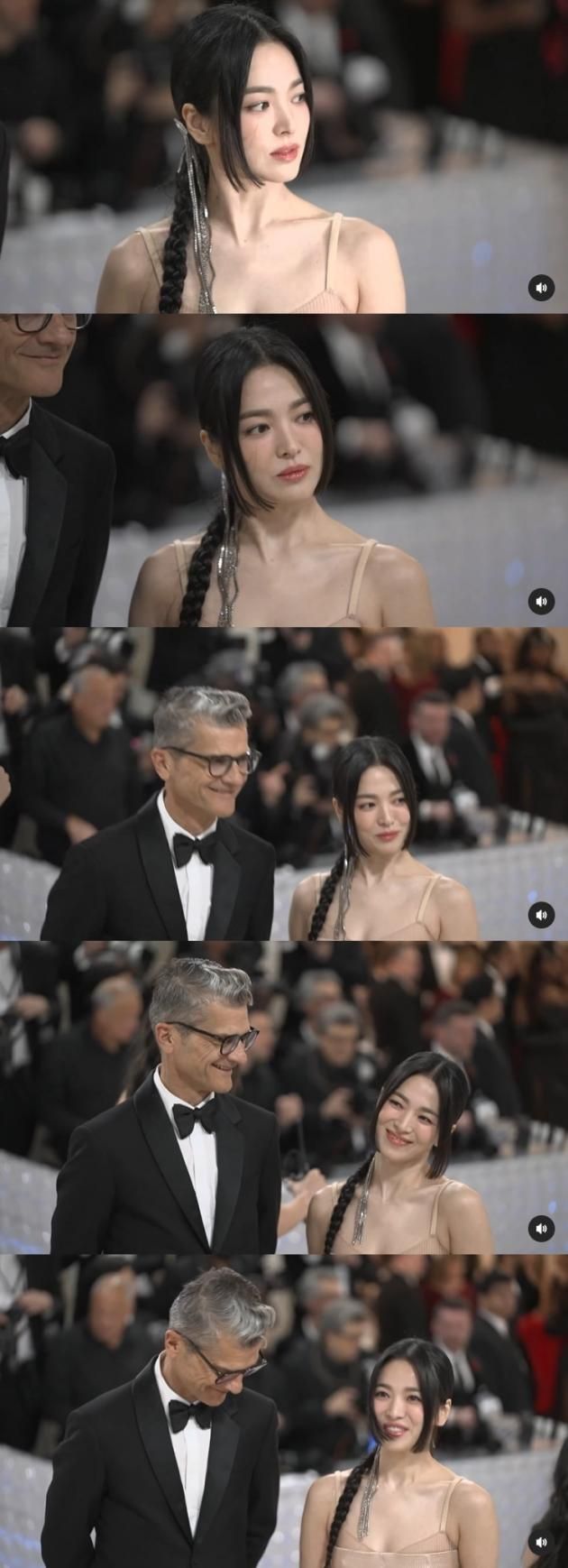 송혜교 인스타그램 캡처 / DBC뉴스