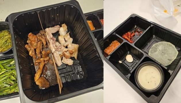 글쓴이 A씨가 공개한 남은 족발 사진. (온라인 커뮤니티 갈무리) / DBC뉴스