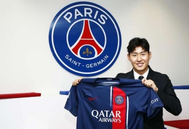 PSG의 이강인(PSG 홈페이지 캡처)