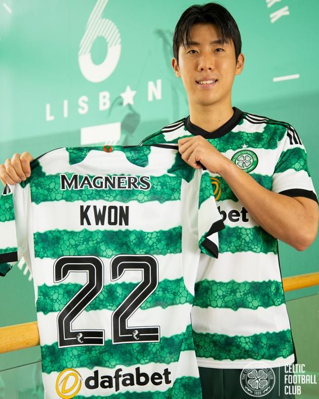 셀틱에 입단한 권혁규. (셀틱 페이스북 캡처)