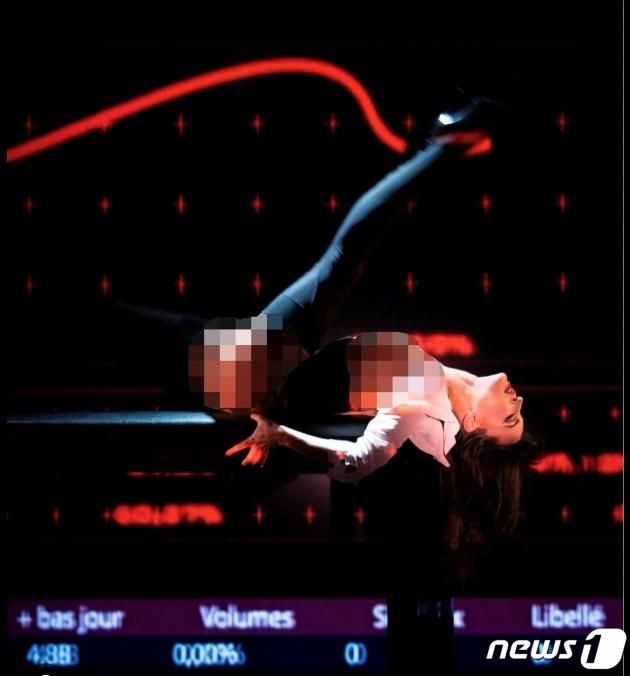 리사가 참여한 것으로 알려진 공연 콘셉트. (SNS 갈무리)