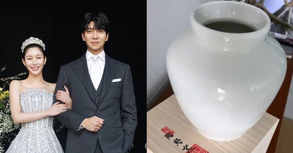 이승기·이다인 부부가 준비한 결혼식 답례품 /사진=인스타그램, 온라인 커뮤니티