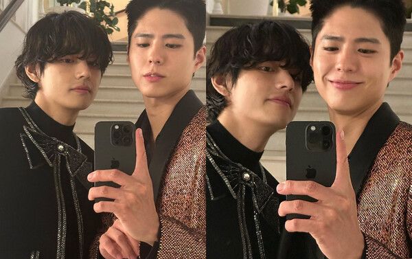 뷔, 박보검 /사진=인스타그램