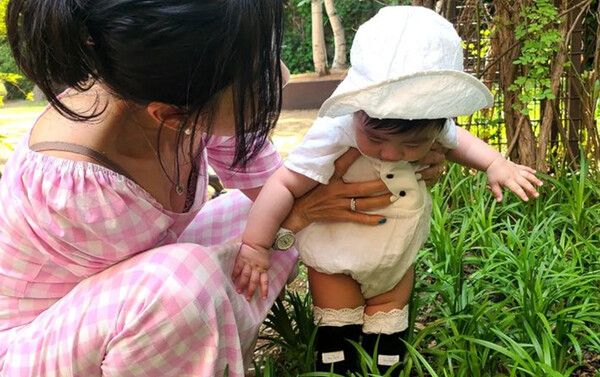 자칫하면 큰 일 날 뻔한 선데이의 딸 /사진=인스타그램