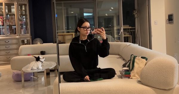 세 달 동안 찾은 집이라고 언급하는 프리지아&nbsp; /사진='THE 프리지아' 유튜브