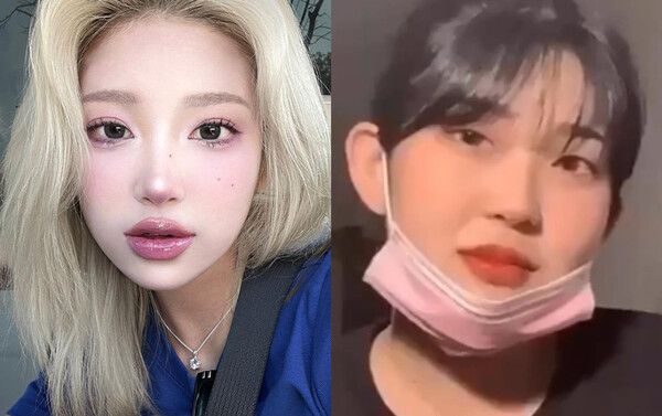 현재(왼쪽), 체중 감량 전 최준희 /사진=인스타그램