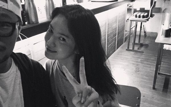 과거 송혜교와 홍장현의 투샷 /사진=인스타그램