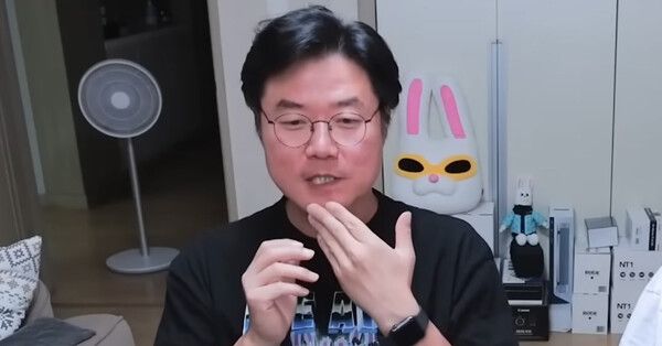 차에다가 스트레스를 풀었다고 말하는 나영석 PD /