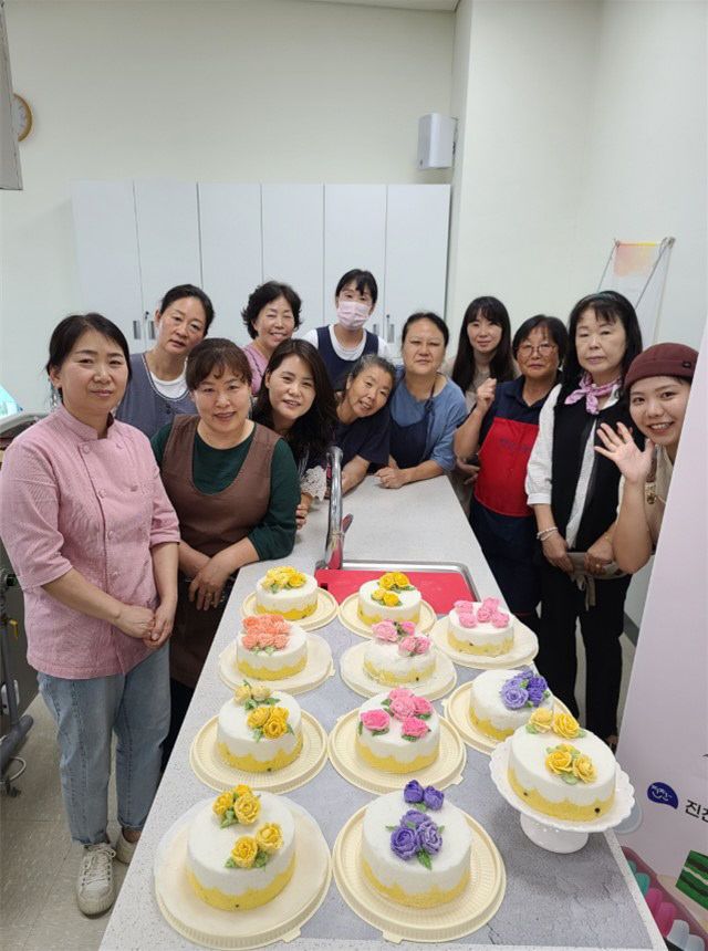 앙금 꽃 떡 케이크 교육 과정 관련 사진