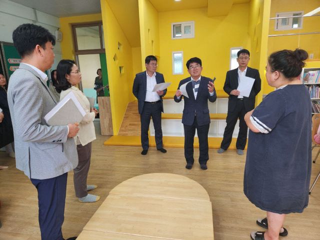 전남교육청, 강진 지역 저녁돌봄교실 현장 점검(2)