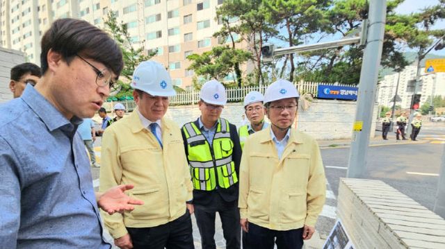 최대호 안양시장, ‘침수위험 자동차단시스템’ 점검