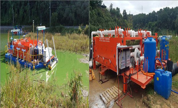 대용량 수육상 복합제거장치